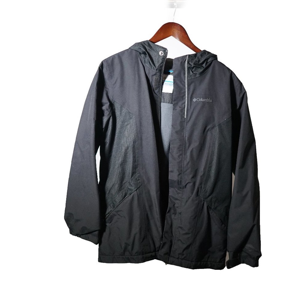 Large Columbia Sportswear Light Jacket/ Rain Jacket, Ski, Outdoors, Black